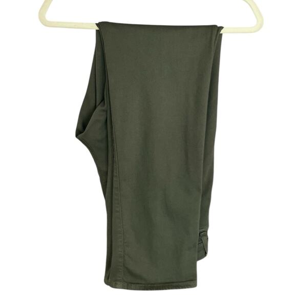 7 For All Mankind Luxe Sport Slimmy Stretch Jeans Olive 30x32 - Picture 5 of 10